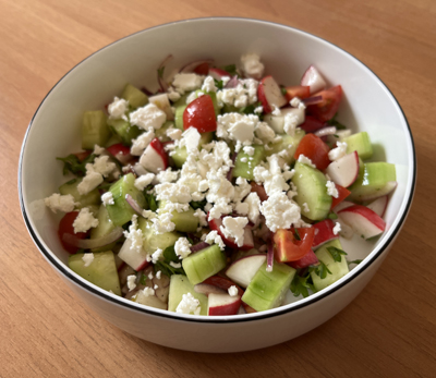 Schopska Salat - die Farben des Balkans